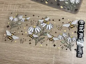 Bees - DTF 16oz Can wrap