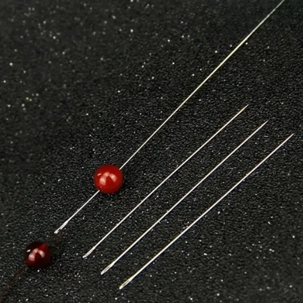 20 bead needles with convenient and easy to thread openings, DIY handmade necklace threading. The bead needles are suitable for different lengths to meet various bead and jewelry threading needs