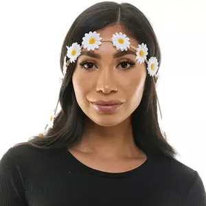 Retro 60s Daisy Flower Headband