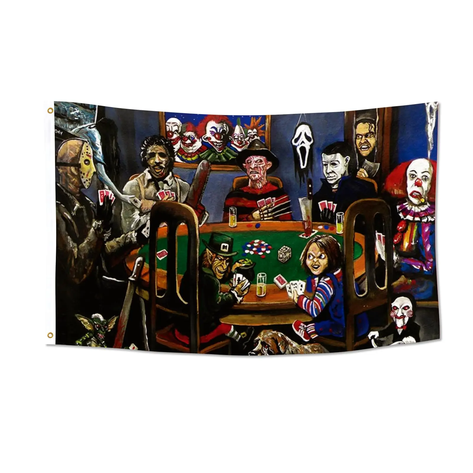 Anime Horror Movie Tapestry for Home, Dorm, Bedroom, Decoration 40x60 Inch Art Party