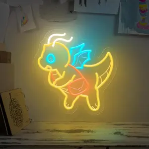 USB Powered Insect Shaped LED Neon Light, Cute Playful Design, Soft Healing Colors, Bedroom Desk Kids Room Decoration, Gift for Holidays