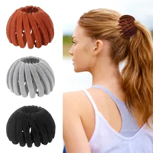 Magic Hair Clip, Bird Nest Hair Tie For Women Hair Ties, Hair Bun Maker Ponytail Holder, Hair Accessories for Women, Summer Gifts