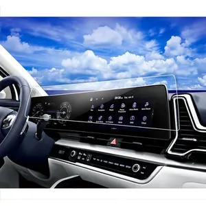 4pack 2024 2025 Kia Sportage NQ5 Screen Protector & AC Climate Film for 2023 2024 Kia Sportage Dual 12.3Inch Plastic Screen Protector HD Touchscreen Protective Film for 2023 Sportage