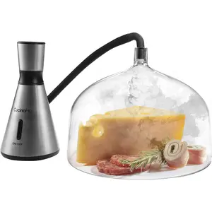 Smoking Gun with XL 7-1/4" Dome- Hot Cold Portable Smoker Infuser Kit for Indoor Outdoor Use - Smoke Meat ,Cheese, Cocktails Faster than Smoker Box