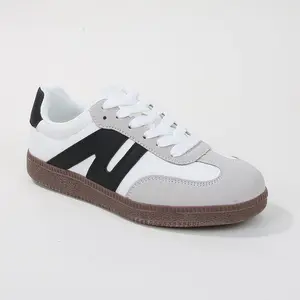Berness Women's Lettie Lace-up Gum Sneakers White 10
