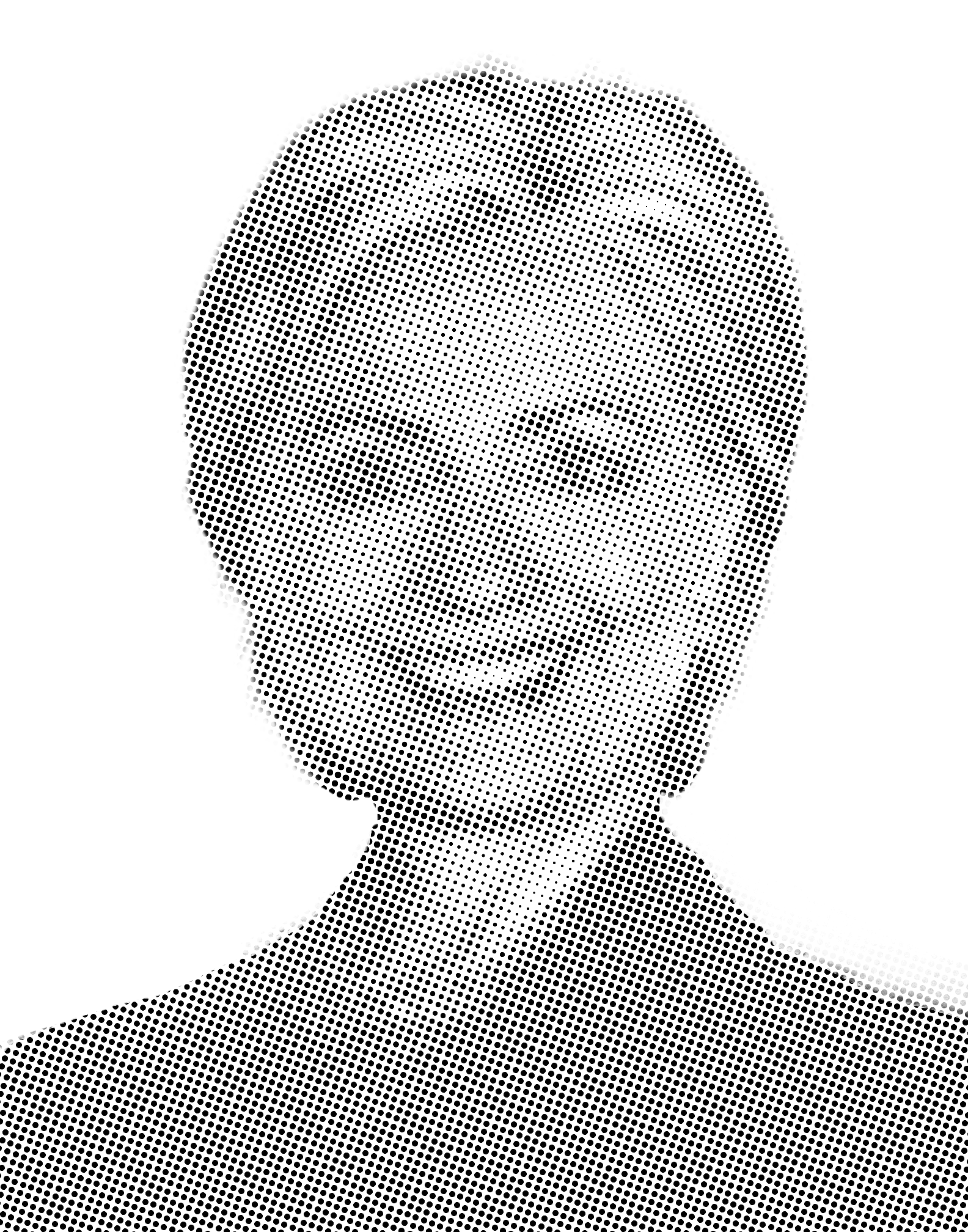 Hillary Clinton Halftone Stencil