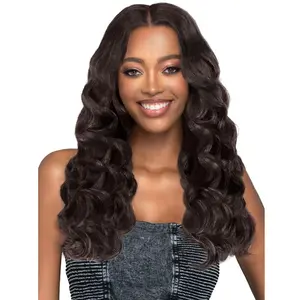 Bobbi Boss Lace 100% Human Hair Wide Part Lace Wig - MHLF853 PINEAPPLE CURL 22"