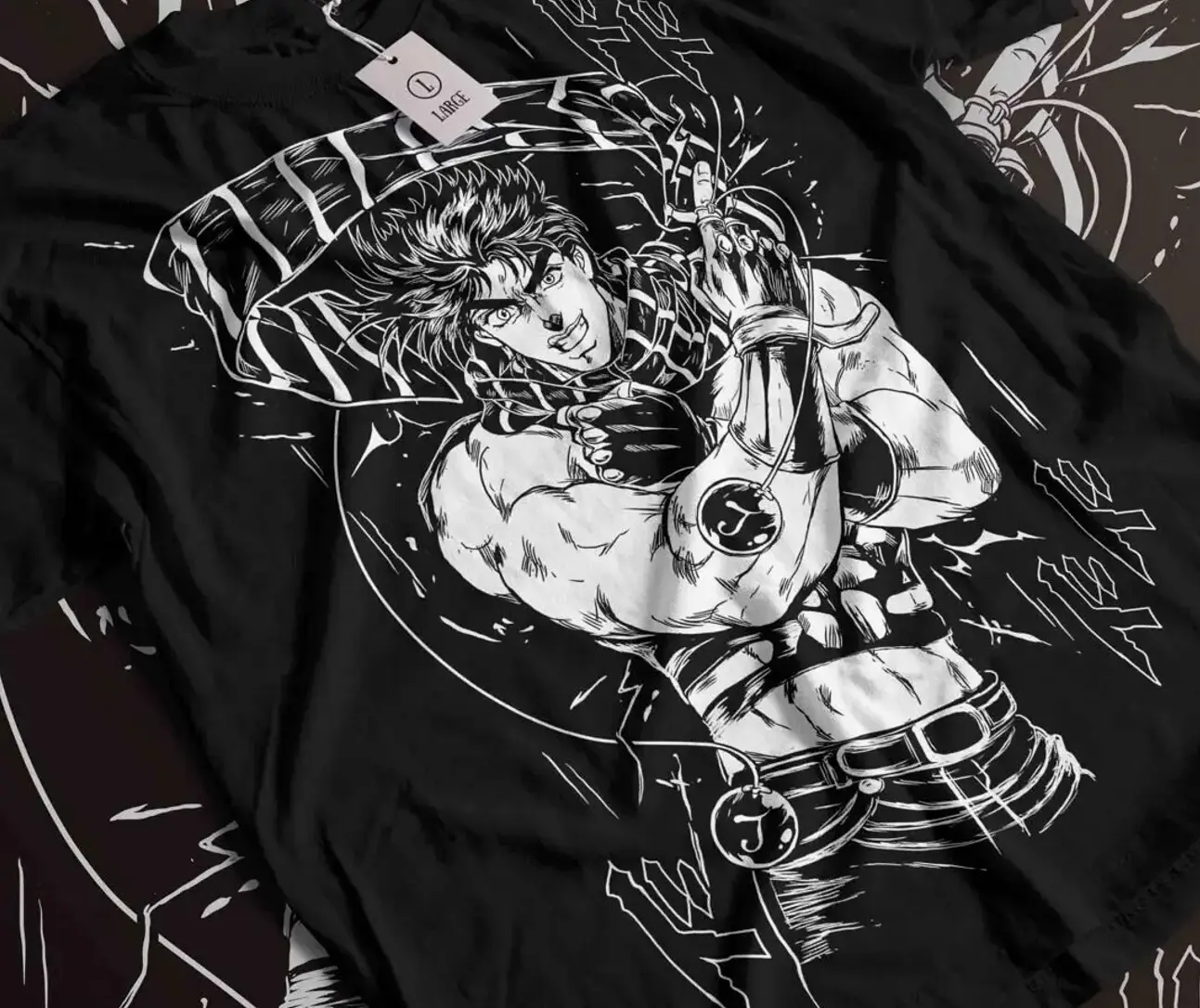Joseph Joestar T-Shirt Jojo 's Bizarre Adventure Anime Manga Gift