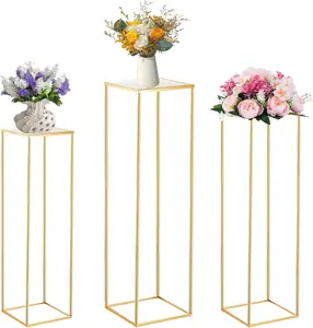Cylinder Stands for Party, 3PCS Square Cylinder Pedestal Stand, Cilindros Para Fiestas Cake Table Stand for Parties Cylinder Tables for Parties Round Cylinder Stands for Party autumn home decor outdoor festive