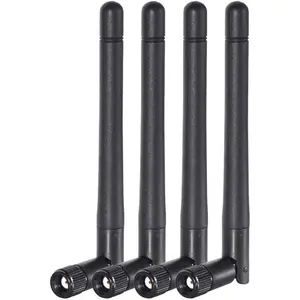 Dual Band WiFi 2.4GHz 5GHz 5.8GHz 3dBi MIMO RP-SMA Male Antenna (4-Pack) for WiFi Router  Network Card USB Adapter  IP Camera Video
