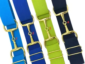 1.5 inch Handmade Adjustable Equestrian Elastic Belt