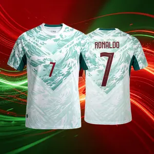 2026 Portugal Home Away 7# Cristiano Ronaldo Short And Long Sleeve Soccer Jerseys Fans Version Breathable