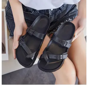 2025 New Thick Sole Angled Slippers EVA Matsuda Cool Slippers Couple Women's Summer Soft Sole Slippers Shoe Girl Comfort Sandal