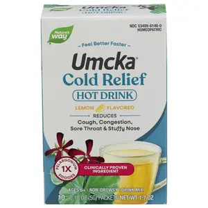 NATURES WAY UMCKA LEMON HOT DRINK 10 PKTS - 10PC