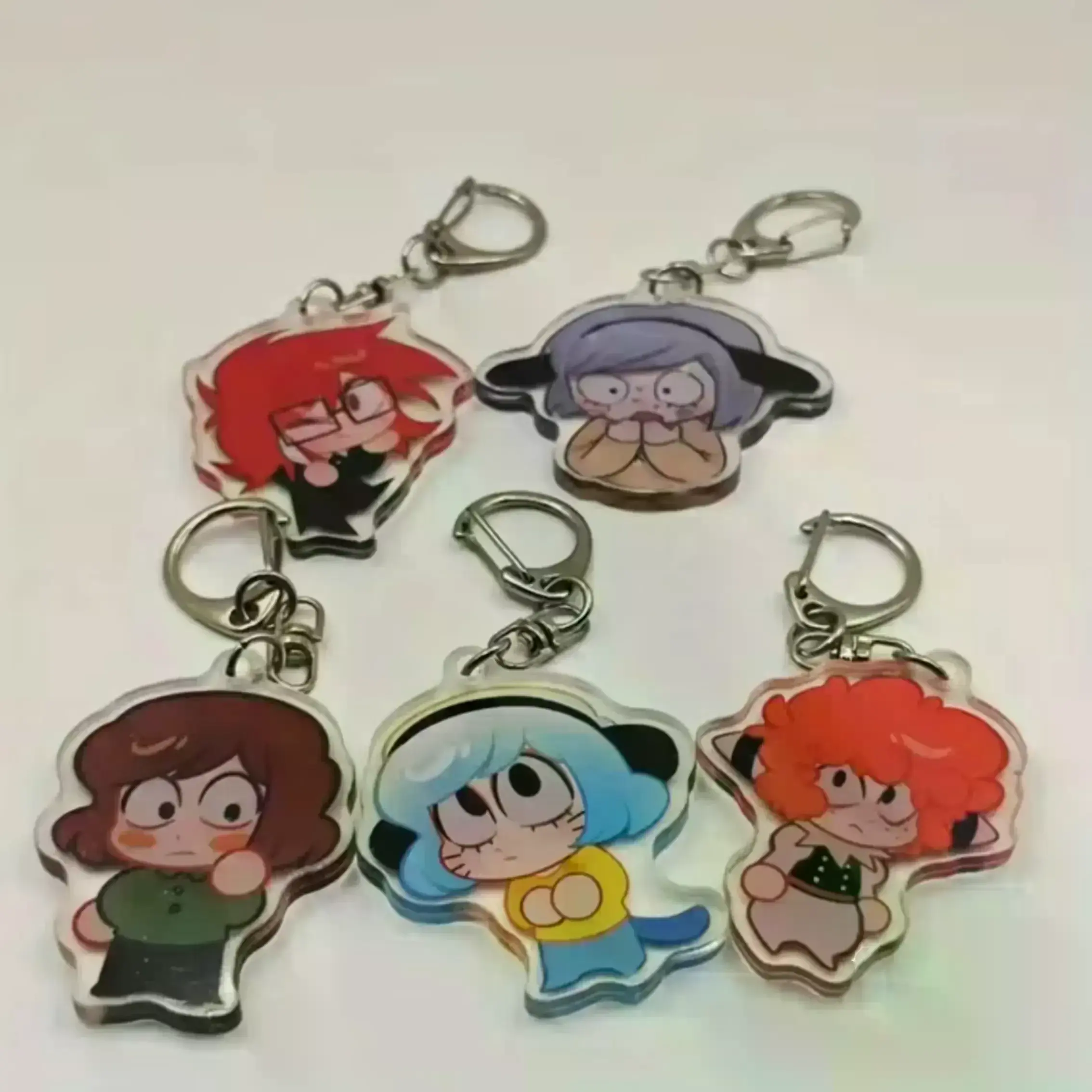 Ranfren Character Keychain, Randal's Friend Acrylic Charms - Kawaii, Cute Keyring Accessory, Fun Charm For Backpack Or Purse | High Quality and Customer Favorite Items
