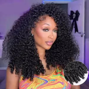 Bling Hair Burmese Curly 13x6 Lace Frontal Human Hair Wigs 180 Density Raw Virgin Burmese Hair Deep Wave Curly Wigs for Women Brazilian Deep Wave Curly Human Hair Wigs For Black Women Preplucked