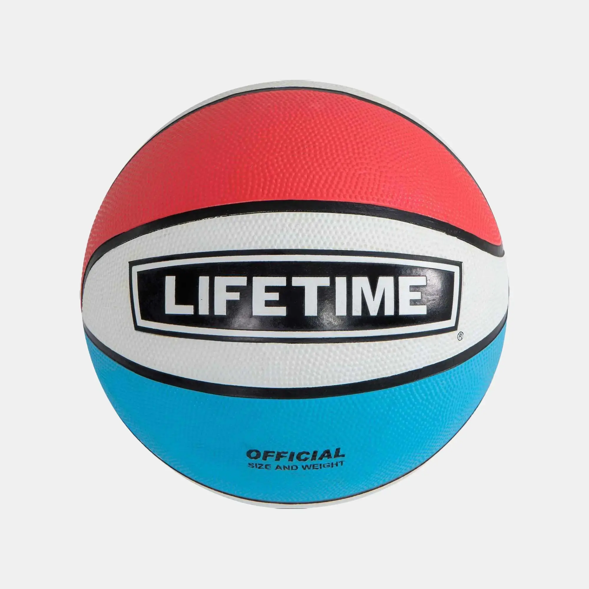 Lifetime 1069263 Red White and Blue Outdoor Rubber Basketball