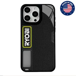 Brand New Ryobi ONE+ Bluetooth Mini Speaker 18V RBTM18-0 Tool Aesthetic Design Pattern Casing For iphone 16 15 14 13 12 11 Plus Pro Max TPU PC GLASS Drop Protection Shockproof ProtectorAnti-scratch Fashion Smartphone Cover