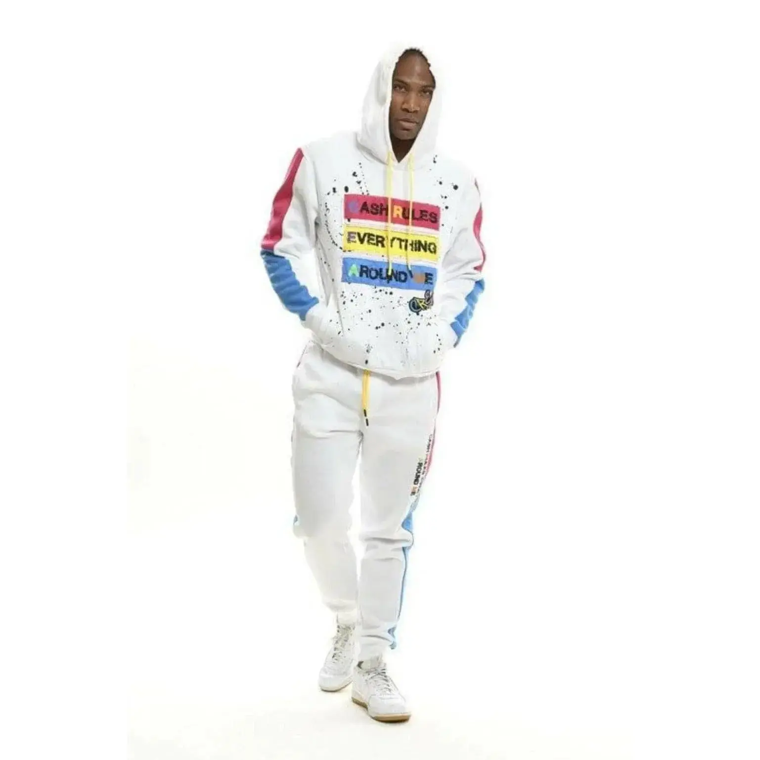 Stay Cozy Cream Fleece Tracksuit Set
