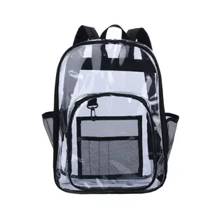 Clear Waterproof Backpack – Stadium Approved Heavy Duty Transparent Bag for Concerts & Sports Events