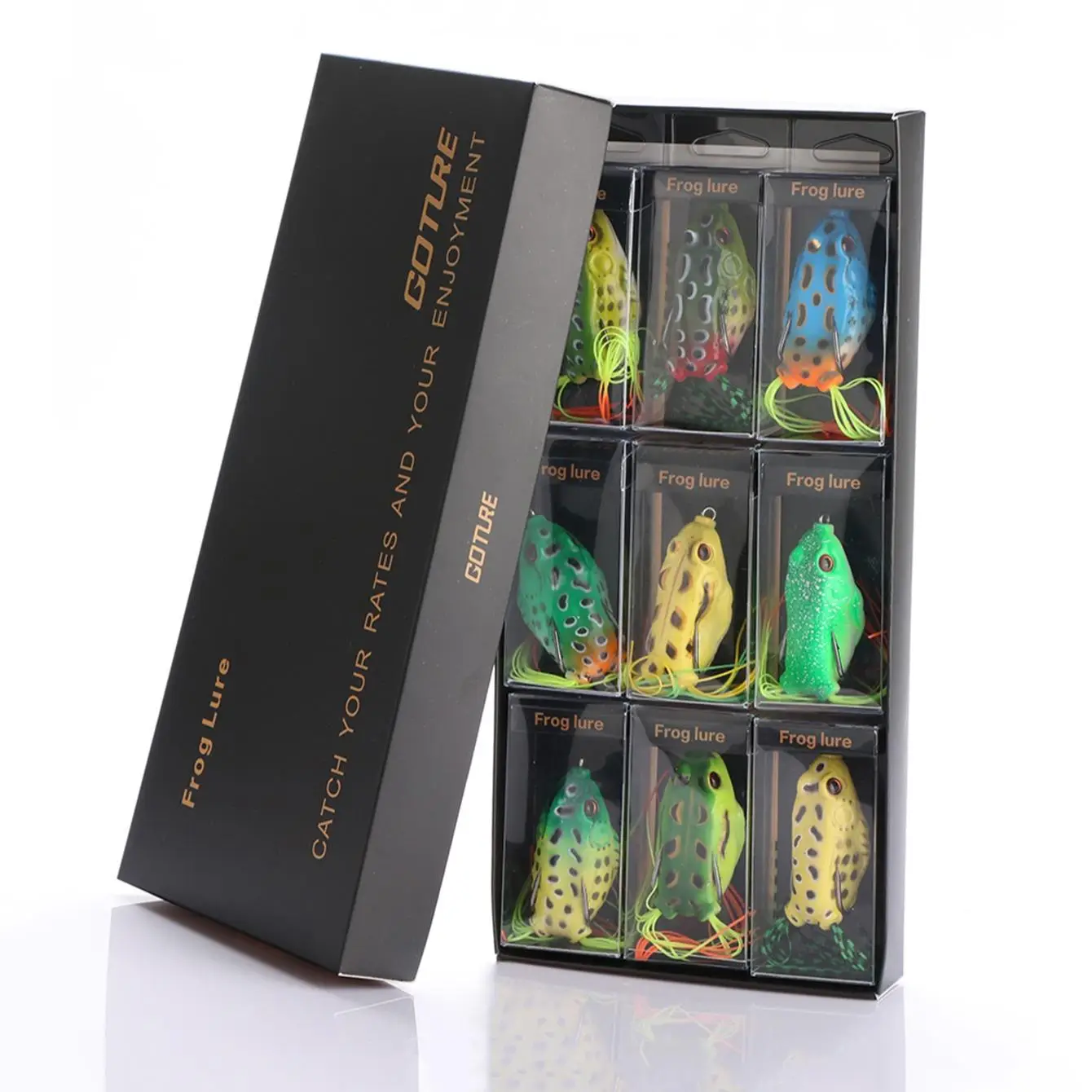 Frog Lure, Topwater Fishing Lure, 1/2 Sets Lifelike Artificial Soft Bait, Frog Crankbait Lures, Fishing Bait, Flyfishing, Fishing Equipment, Fisherman