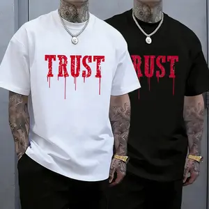 Men’s $10 or less tie-dye T-shirt featuring a vintage red blood-splatter pattern, made from 100% cotton. A TikTok trend for 2025, it has a loose oversized fit and an urban avant-garde street style—perfect for retro parties and street snaps, and a campus s