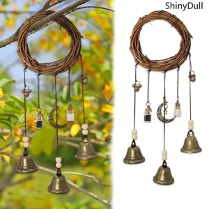 Boho Bell Hanging Decor - Vintage Door Bell Ornament for Home & Wall