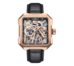 Heritor Automatic Men's Campbell Stainless Skeleton Dial Watch