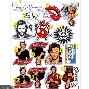 Sammy Winchester Sticker/Magnetic Bookmark &Bundle