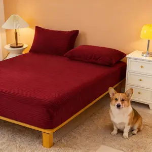 King/queen Size Bedding Set, Soft & Cozy Fitted Sheets + Pillowcases (no Pillow), Anti-Wrinkle, Perfect Easter Gift