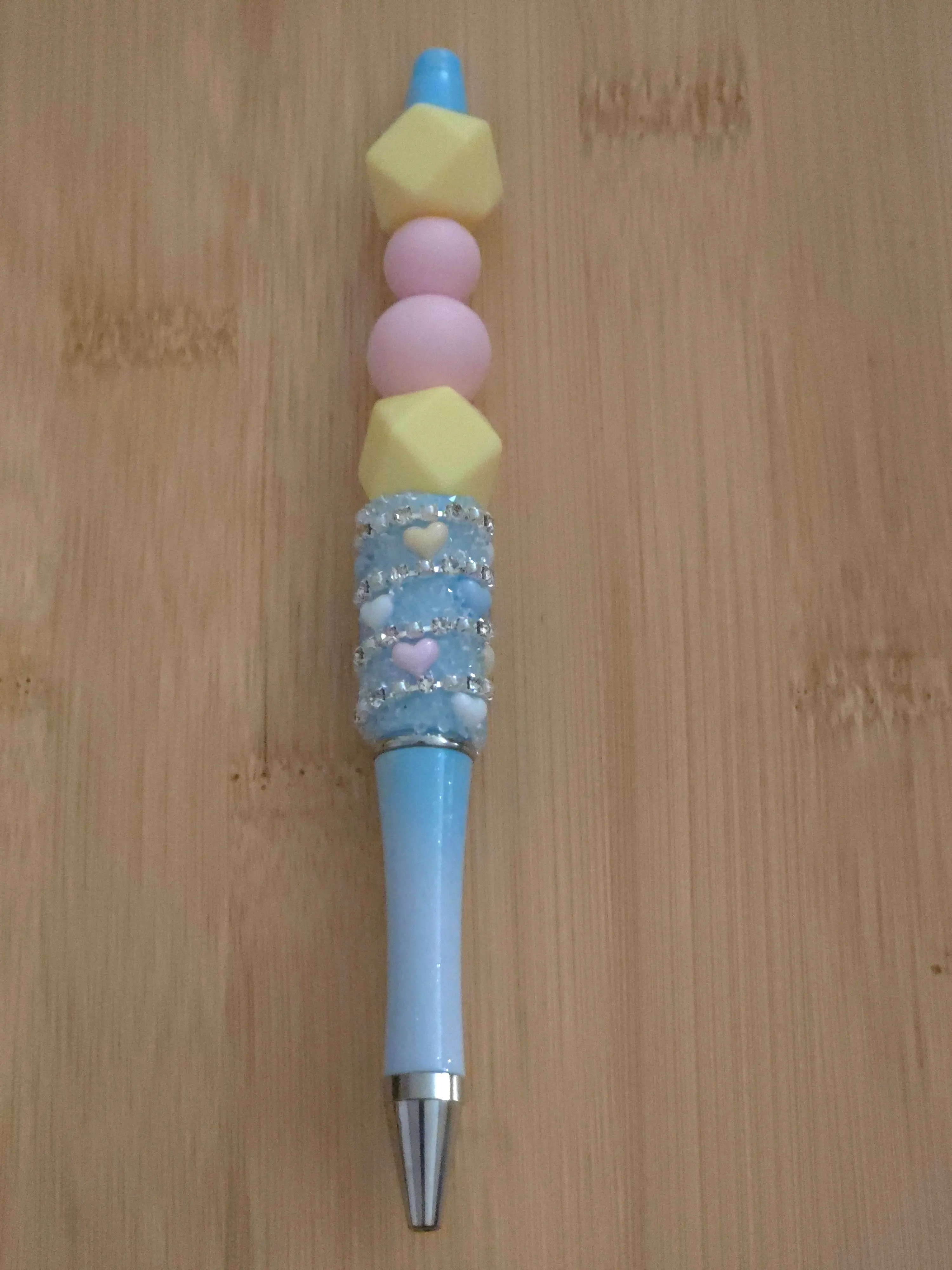 Flower Hex Beaded Pen