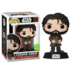 Funko Pop! Cassian Andor Star Wars 534 - 2022 Summer Convention Exclusive Vinyl Figure in PopShield Protector