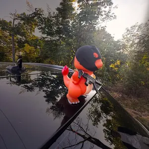 Men's Creative Gift, Gatling Machine Duck Action Figure, Cool Desktop Decor & Car Decoration, Perfect Birthday Xmas Present