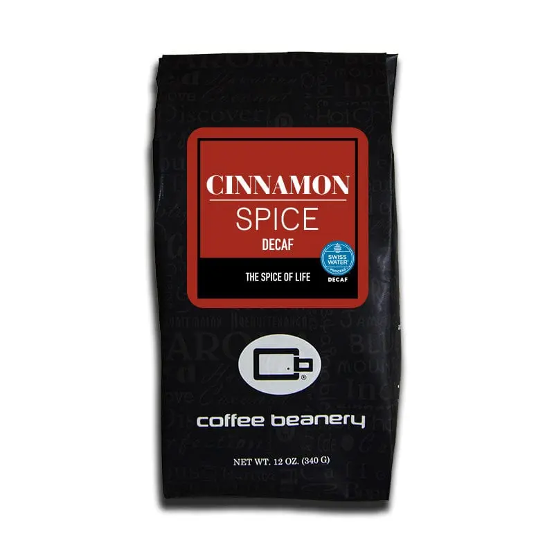 Cinnamon Spice Flavored Swiss Water Process Decaf Coffee