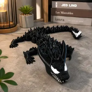 15.75 Inch 3D Printed Dragon Statue, Spider-Man Theme Art Sculpture, Home Decor Ornament, Multicolor Art Decoration, Indoor Décor Piece