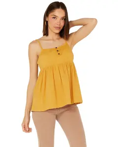Cleo + Wolf Women's Women'S Knit Doll Tank Top - Clsu22w18-Gld
