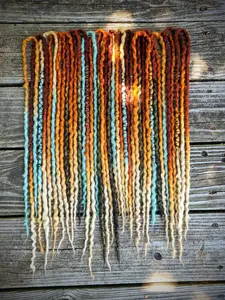 Earth Child Half Set of Wool Dreadlocks