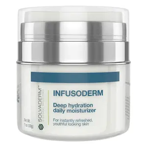 Solvaderm Infusoderm Hydrating Face Serum with Hyaluronic Acid, Vitamin C for Plump Skin