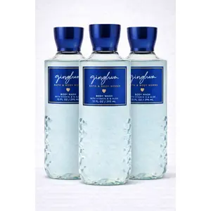 GINGHAM Bath & Body Works Body Wash 3-Pack - 10 oz Each