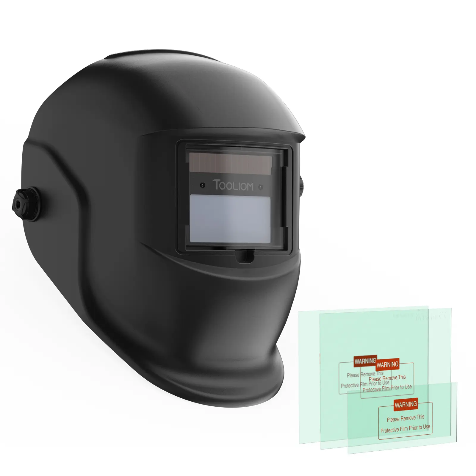 TOOLIOM TL-8500BS Auto Darkening Welding Helmet - True Color Large 3.64" × 1.67" View Welder Mask, Adjustable Shade 4/9-13 Hood for TIG MIG MMA