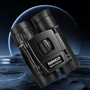 5000x25 Zoom High Definition Binoculars, Professional Powerful Binoculars, Portable Optical System for Camping & Hiking, Outdoor Adventure, Hunting Tracking