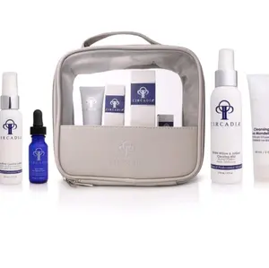 CIRCADIA Acne Regimen Bundle - Skincare & Comfort Collection in Gray Tote Bag with Convenient Storage Solutions