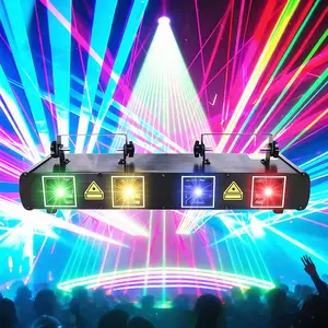 Dj Disco Projector Light, Dmx512 Control, Sound Activation, Beam Party Light, Stage Light, Decorative Light, Ideal for Weddings, Parties, Festivals