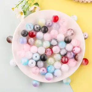 Colorful Beads Kit, 20pcs/set DIY Beads Kit, DIY Jewelry Making Supplies for Bracelet Necklace Earrings, Jewelry Making Accessories, Handmade Crafts, Handcraft