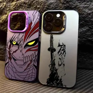 Colorful Personalized Anime Bleach Phone Case for iPhone 17,16,15,14,13,12,11, Pro, Max, Plus - Animal-Theme Design, Shock Resistance, Full Device Protection
