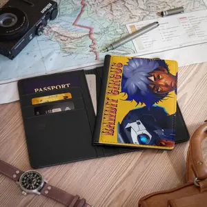 Gamer Fresh™ Travel Ops | Yellow Personalized Passport Cover (RFID Blocking) — PU Faux Leather