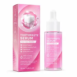Toothpaste Serum–Oral Care Booster, Whitening & Cavity Protection,Xylitol Nano Hydroxyapatite Toothpaste Serum Oral Care Teeth Whitening Booster, Support Oral Hygiene, Compact Portable Dropper for Oral Care