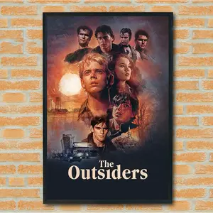 The Outsiders Movie Poster - Vintage Collectible for Movie Fans & Home Decor