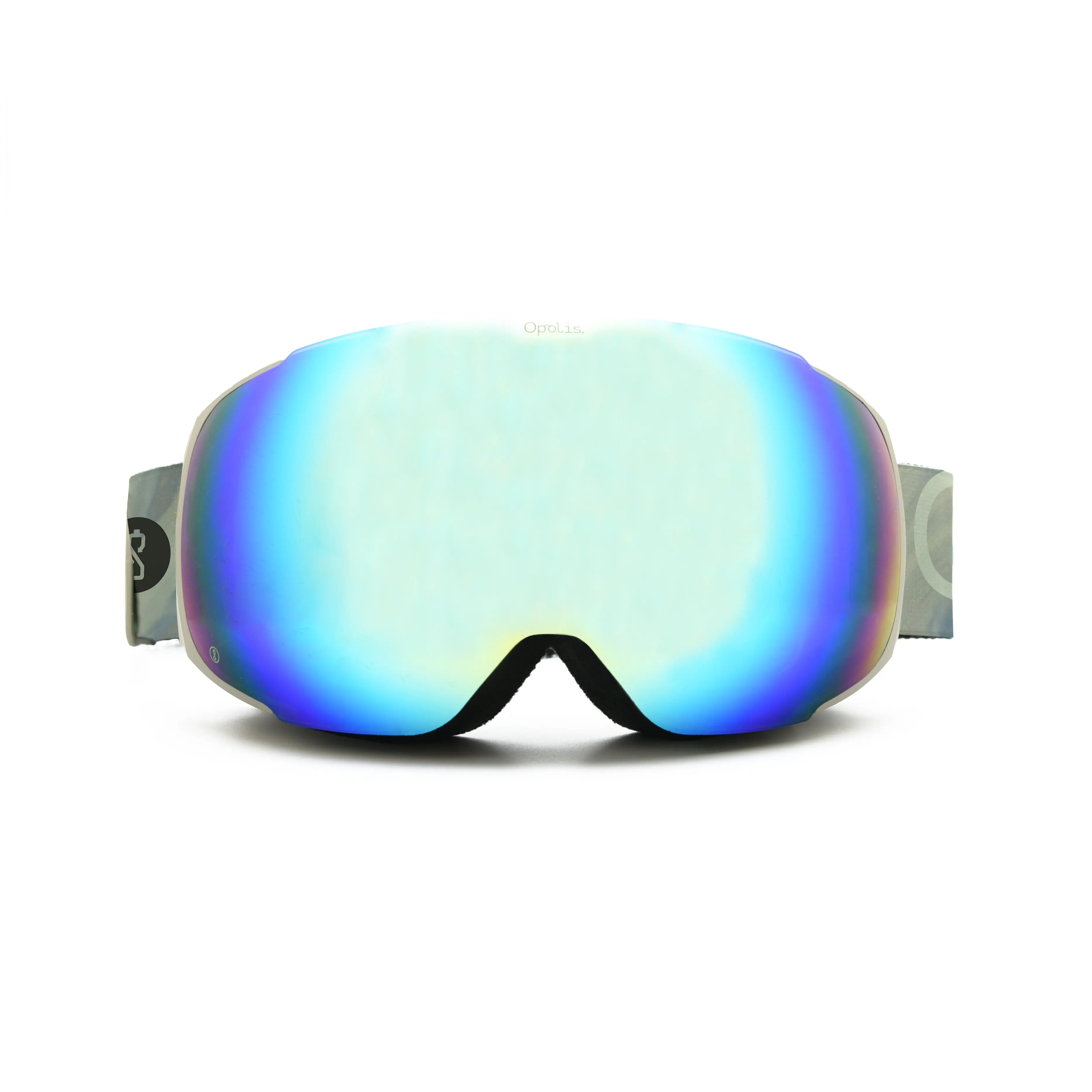Glacier Ski & Snowboard Goggles (Tangerine Sunrise Mirrored Lens)