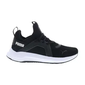 Puma Softride Enzo 5 31109802 Mens Black Canvas Athletic Running Shoes